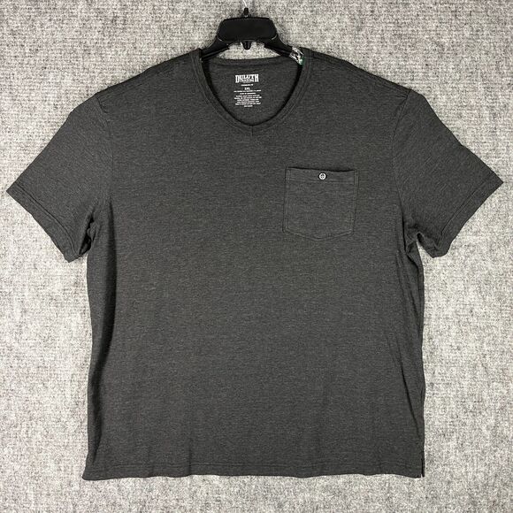 Duluth Shirt Mens 2XL Gray Standard Fit Short-sleeve Workwear‎ Button Pocket - Picture 1 of 9